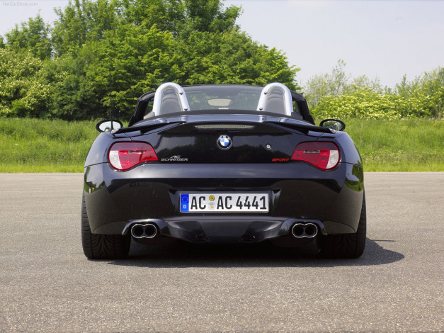 Обои картинки фото ac, schnitzer, acs4, z4, roadster, 2007, автомобили, bmw
