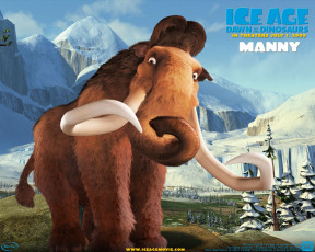 Картинка ice age crash and eddie мультфильмы dawn of the dinosaurs