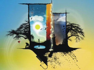 обоя векторная, графика