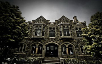 Картинка города здания дома