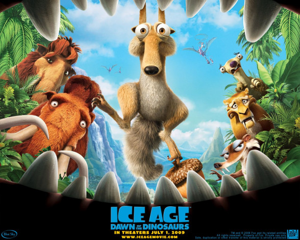 Обои картинки фото ice, age, crash, and, eddie, мультфильмы, dawn, of, the, dinosaurs