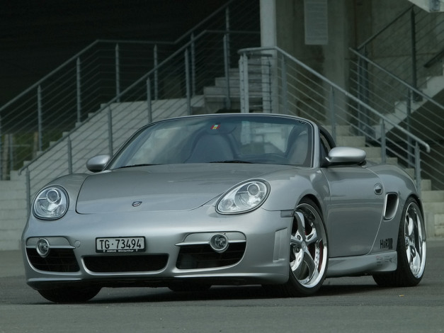 Обои картинки фото 2006, art, porsche, boxster, автомобили