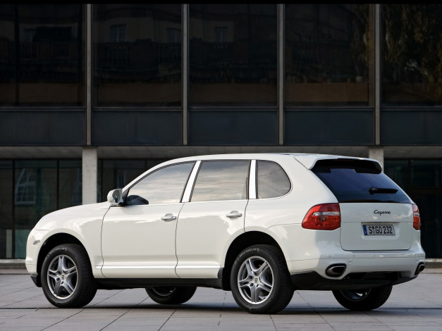 Обои картинки фото 2009, porsche, cayenne, diesel, автомобили
