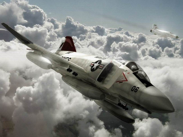 Обои картинки фото авиация, 3д, рисованые, graphic