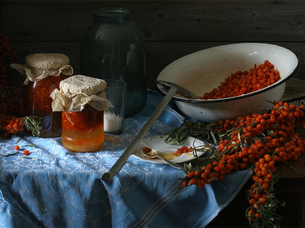 Обои картинки фото ира, быкова, заготовки, на, зиму, еда, натюрморт