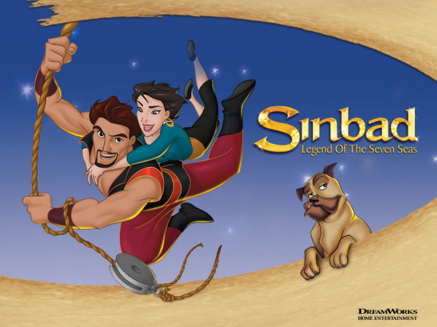 Обои картинки фото мультфильмы, sinbad, legend, of, the, seven, seas