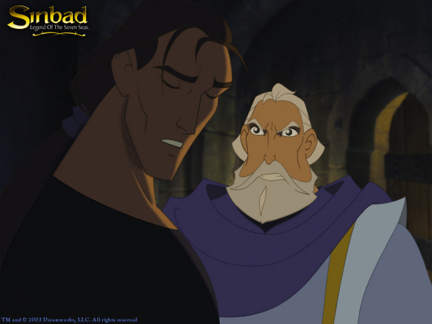 Обои картинки фото мультфильмы, sinbad, legend, of, the, seven, seas