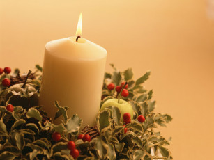 Картинка праздничные новогодние свечи