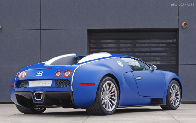 Обои картинки фото bugatti, veyron, bleu, centenaire, автомобили