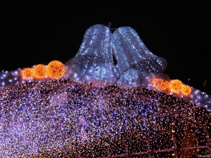 Картинка праздничные новогодние пейзажи