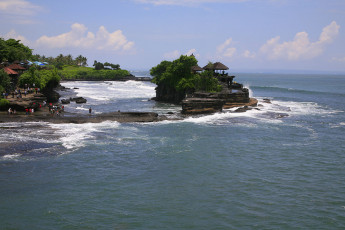 Картинка природа побережье здания берег море