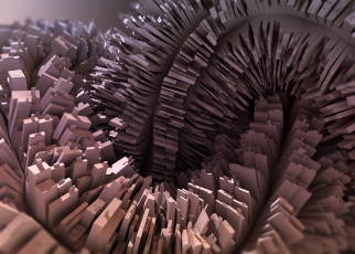 Картинка 3д графика abstract абстракции прямоугольники