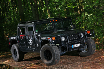 Картинка автомобили hummer black h1