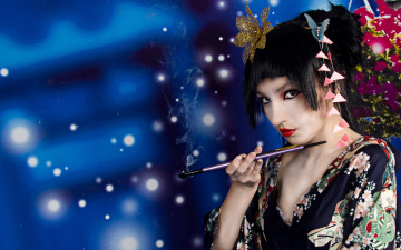 Картинка -Unsort+Брюнетки+Шатенки девушки unsort брюнетки шатенки трубка