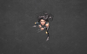 Картинка девушка когтями рисованные комиксы когти комикс