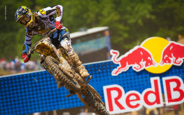 Картинка спорт мотокросс трасса гонки