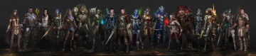 Картинка фэнтези существа mass effect dragon age герои игр