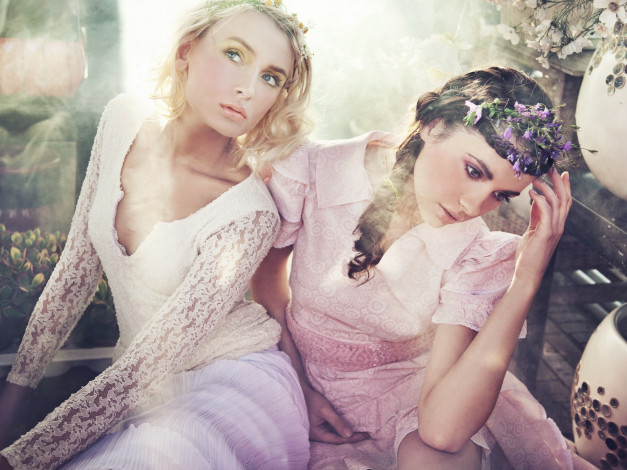 Обои картинки фото -Unsort Группа девушек, девушки, unsort, группа, девушек, нимфы