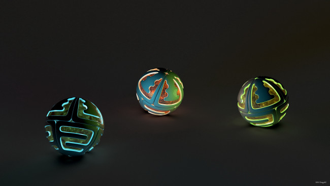 Обои картинки фото 3д, графика, другое, шары