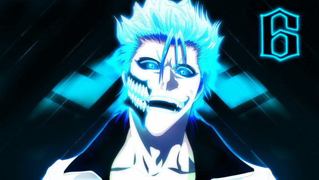 Обои картинки фото аниме, bleach, grimmjow