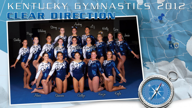 Обои картинки фото спорт, гимнастика, команда, женская