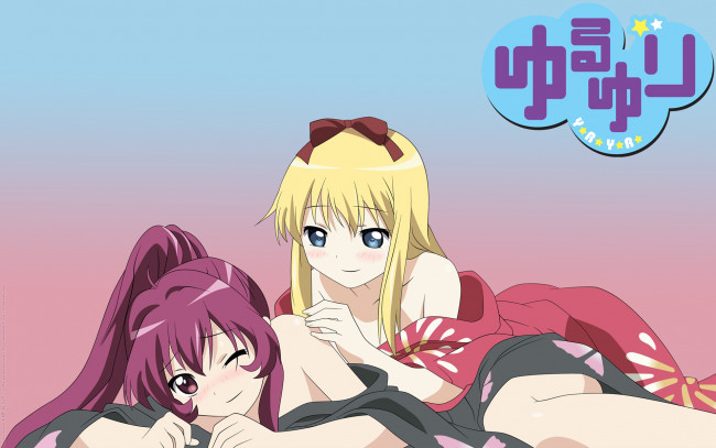 Обои картинки фото аниме, yuru, yuri, yuruyuri