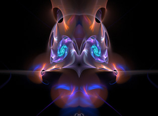 Картинка 3д графика fractal фракталы фрактал