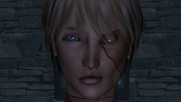 Картинка 3д графика creatures существа лицо