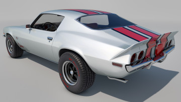 Картинка автомобили 3д 1970 chevrolet camaro z28