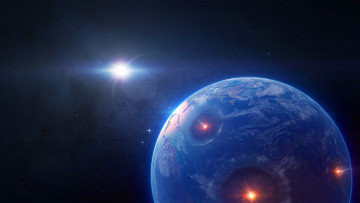 Картинка космос арт планеты