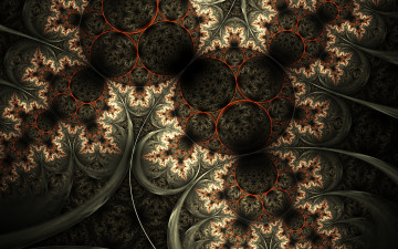 Картинка 3д графика fractal фракталы цвета фон узор