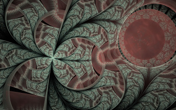 Картинка 3д графика fractal фракталы цвета узор фон