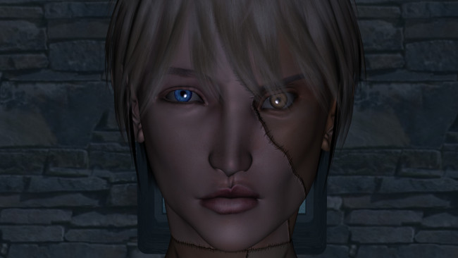 Обои картинки фото 3д, графика, creatures, существа, лицо