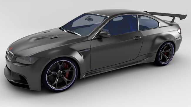 Обои картинки фото автомобили, 3д, m3, bmw