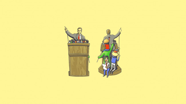 Обои картинки фото рисованные, минимализм, микрофоны