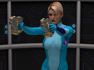 Картинка 3д+графика фантазия+ fantasy оружия фон взгляд девушка