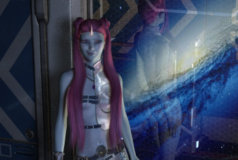 Картинка 3д+графика эльфы+ elves эльфика взгляд фон улыбка