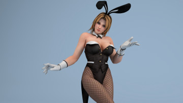 Картинка 3д+графика аниме+ anime ушки фон взгляд девушка