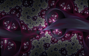 Картинка 3д+графика фракталы+ fractal цвета фон узор