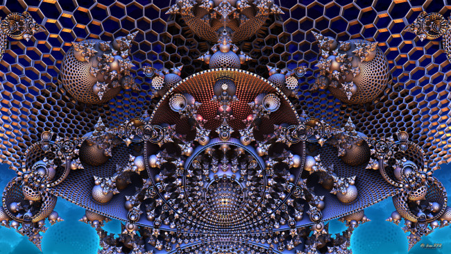 Обои картинки фото 3д графика, фракталы , fractal, узор, цвета, фон