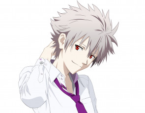 Картинка аниме evangelion парень фон евангелион