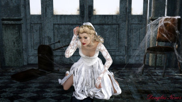 Картинка 3д+графика люди+ people фон взгляд девушка