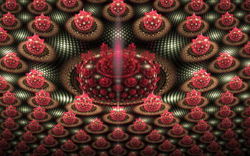 Картинка 3д+графика фракталы+ fractal фон цвета узор