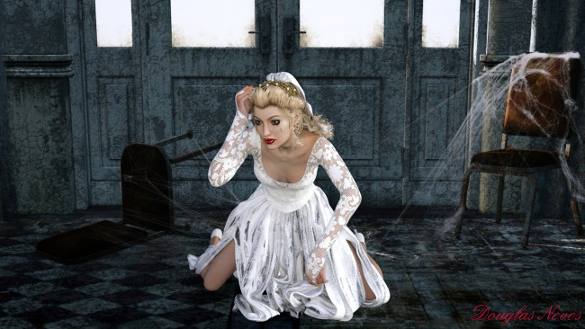 Обои картинки фото 3д графика, люди , people, фон, взгляд, девушка