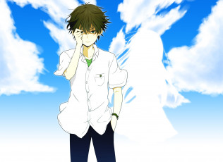 Картинка аниме hyouka oreki houtarou