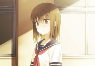 Картинка аниме unknown +другое фон взгляд девушка