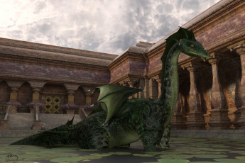 Картинка 3д+графика существа+ creatures фон дракон