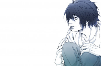 Картинка аниме death+note l-lawliet
