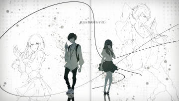 Картинка аниме vocaloid девушка парень