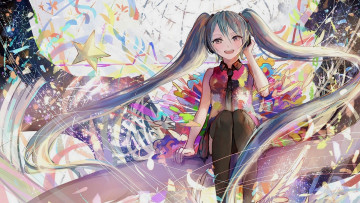 Картинка аниме vocaloid hatsune miku